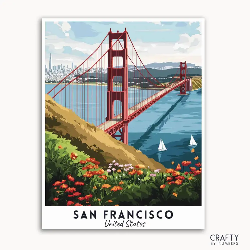 San Francisco Travel Poster