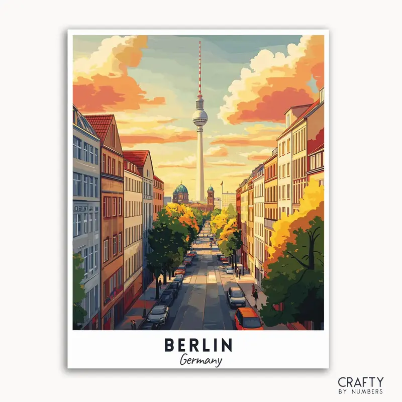 Berlin Travel Poster
