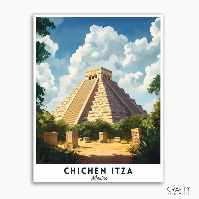 Chichen Itza Travel Poster
