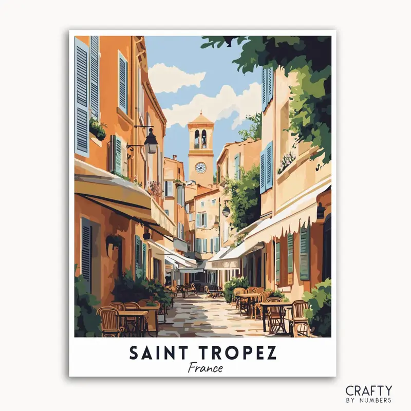Saint Tropez Travel Poster