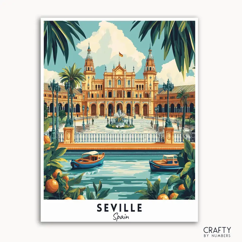 Seville Travel Poster