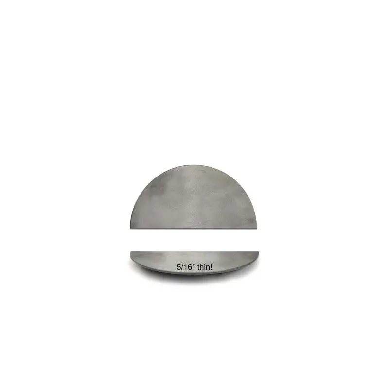 21" DIA X 5/16" NITRIDE-BONDED SILICON CARBIDE HALF KILN SHELF