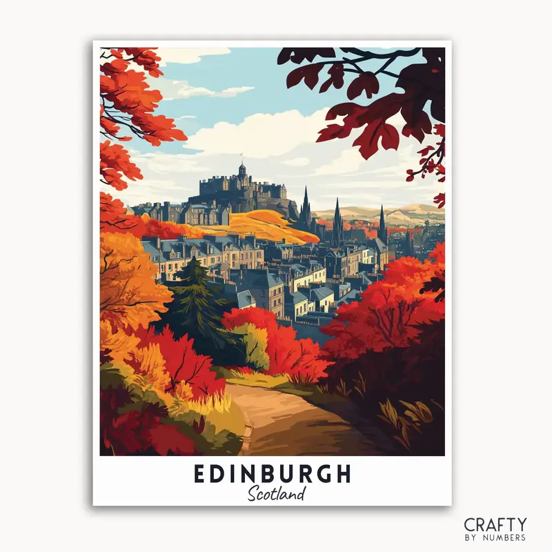 Edinburgh Travel Poster