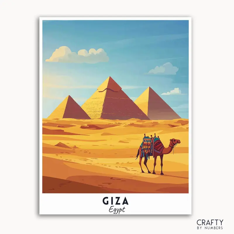 Giza Travel Poster