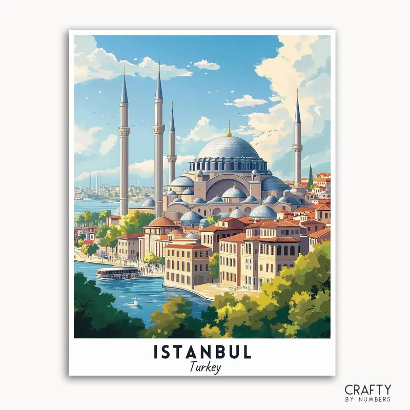 Istanbul Travel Poster