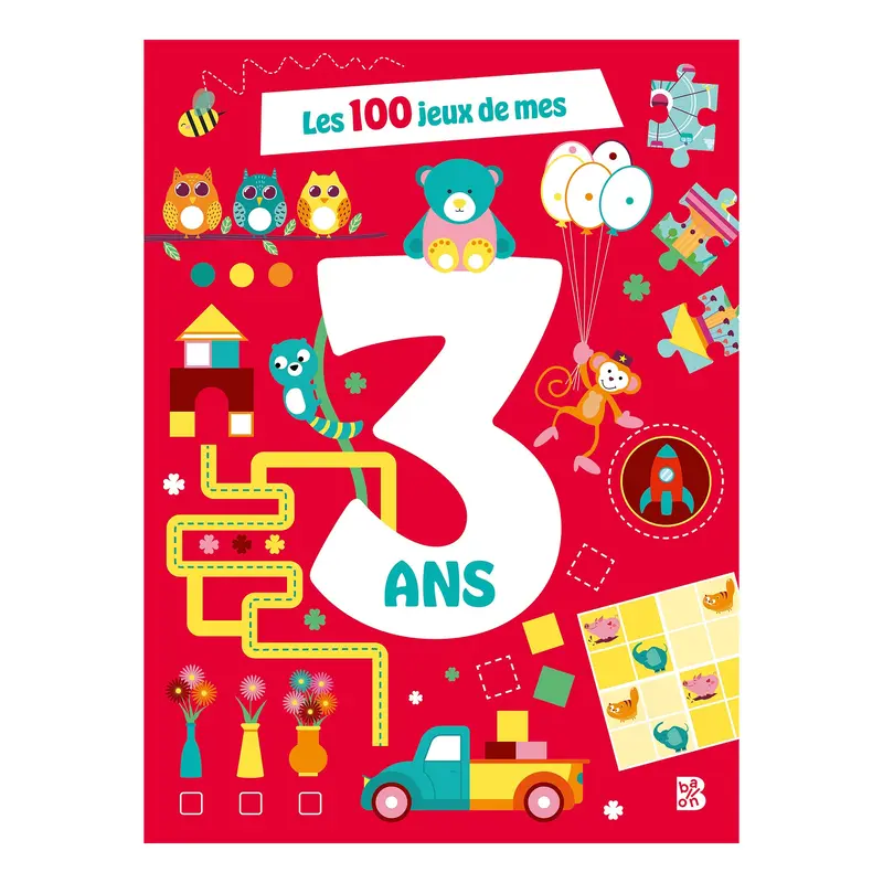 Les 100 jeux de mes 3 ans - French Ed.