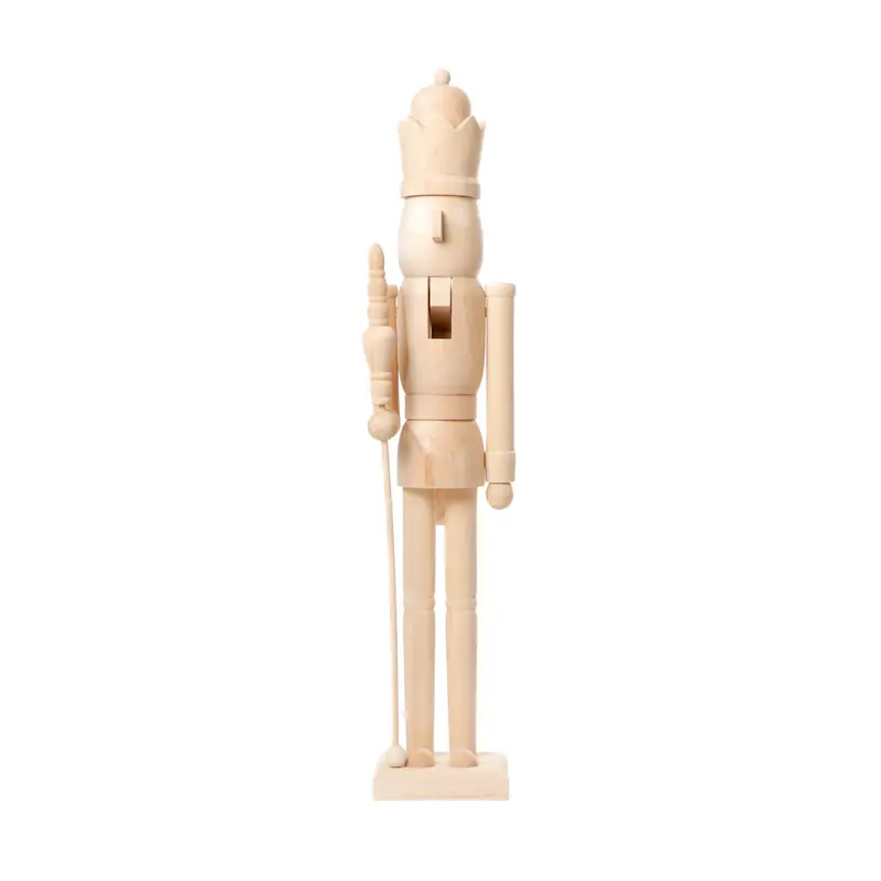 Natural Wood Nutcracker Crown - 61 cm
