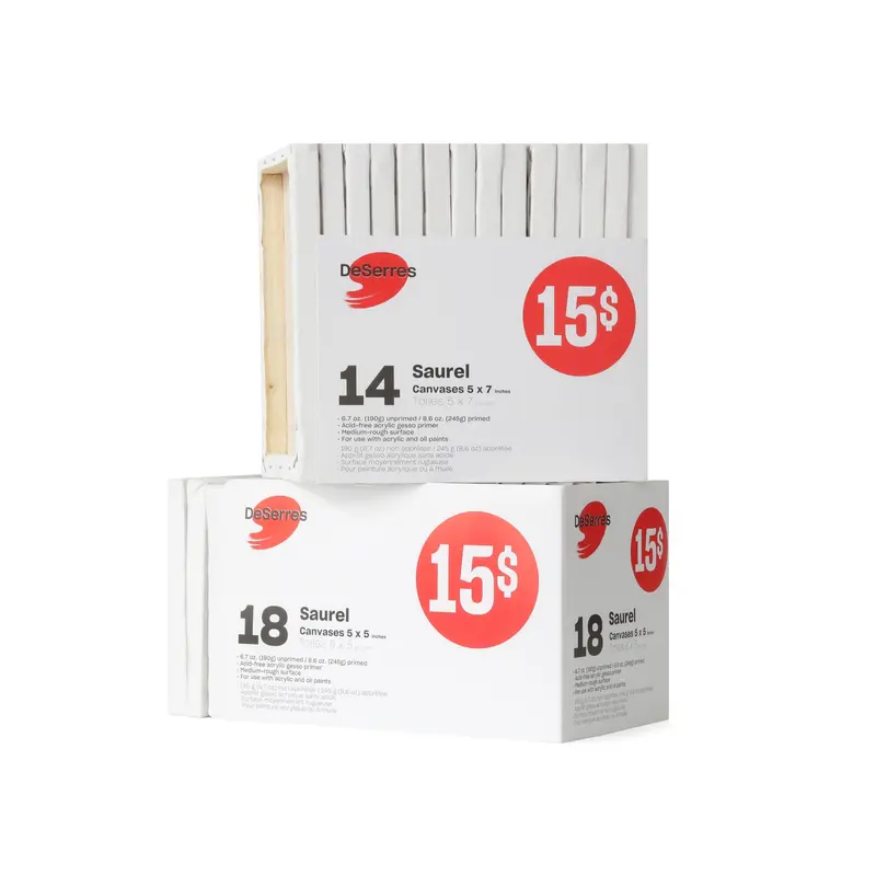Saurel Canvases : Standard, 6.7 oz - 8 X 10 in