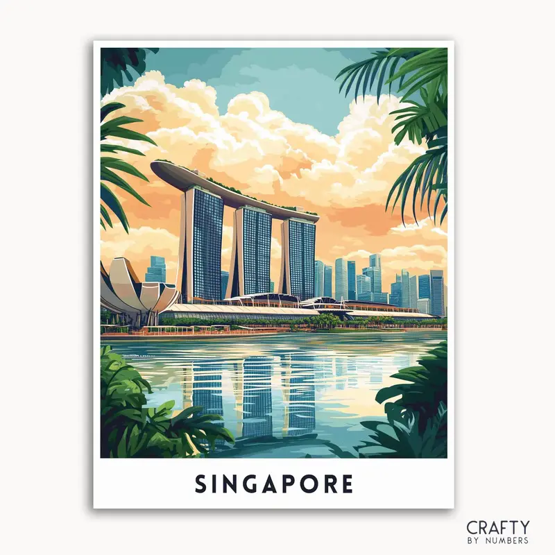 Singapore Travel Poster