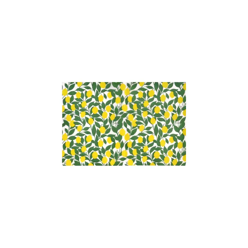 UNDERGLAZE DECAL TRANSFER  - LEMONS PATTERN