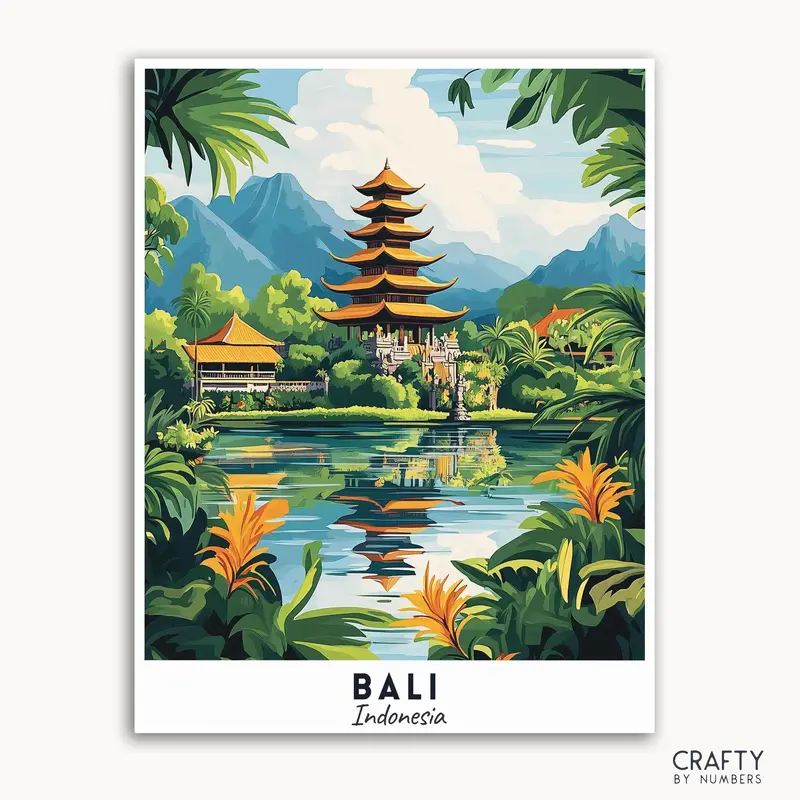 Bali Travel Poster