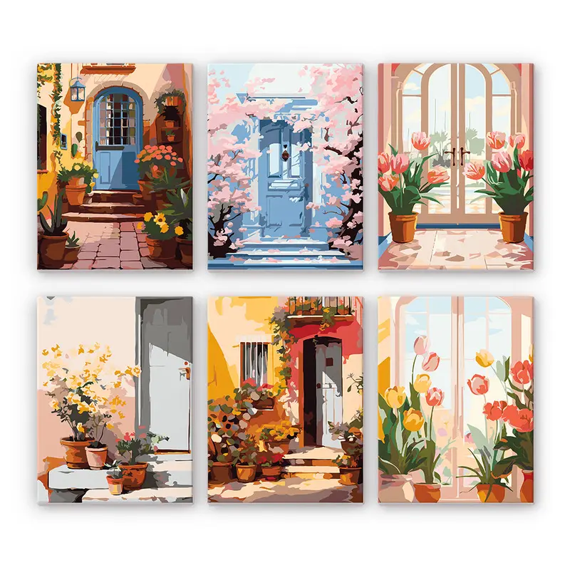 Blooming Doorways (Set of 6)
