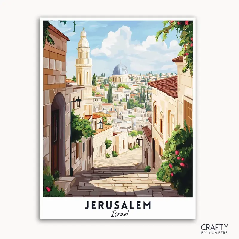 Jerusalem Travel Poster