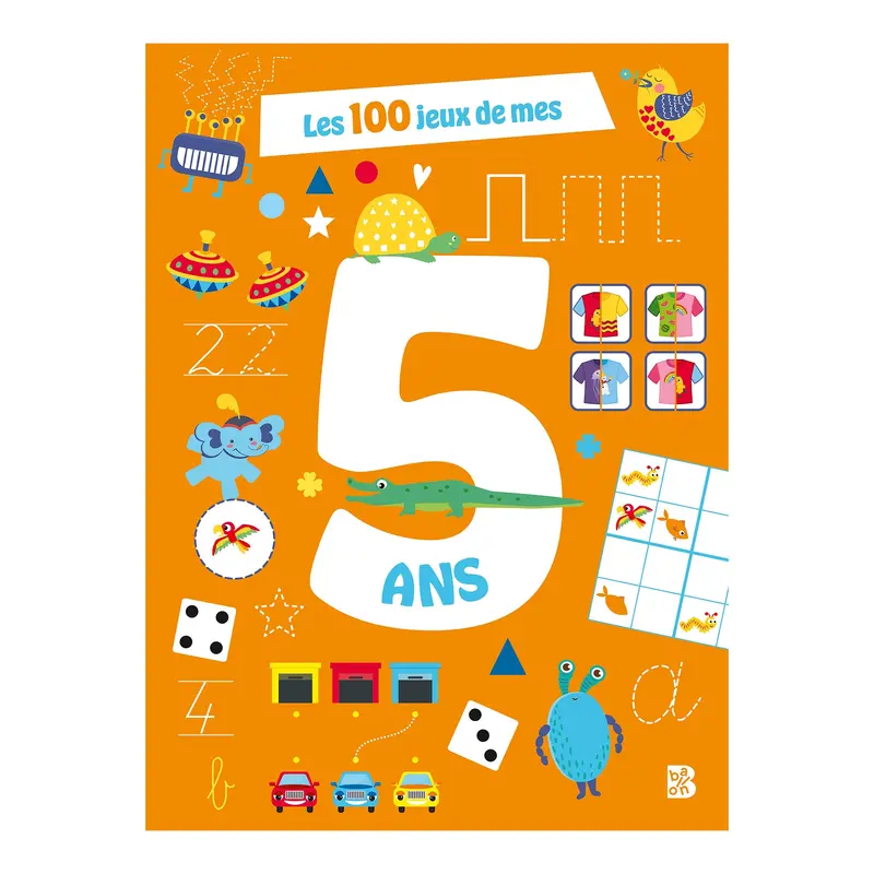 Les 100 jeux de mes 5 ans - French Ed.