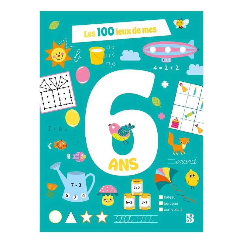 Les 100 jeux de mes 6 ans - French Ed.