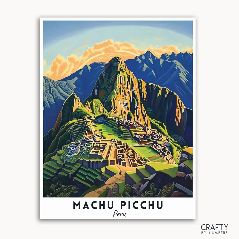 Machu Picchu Travel Poster