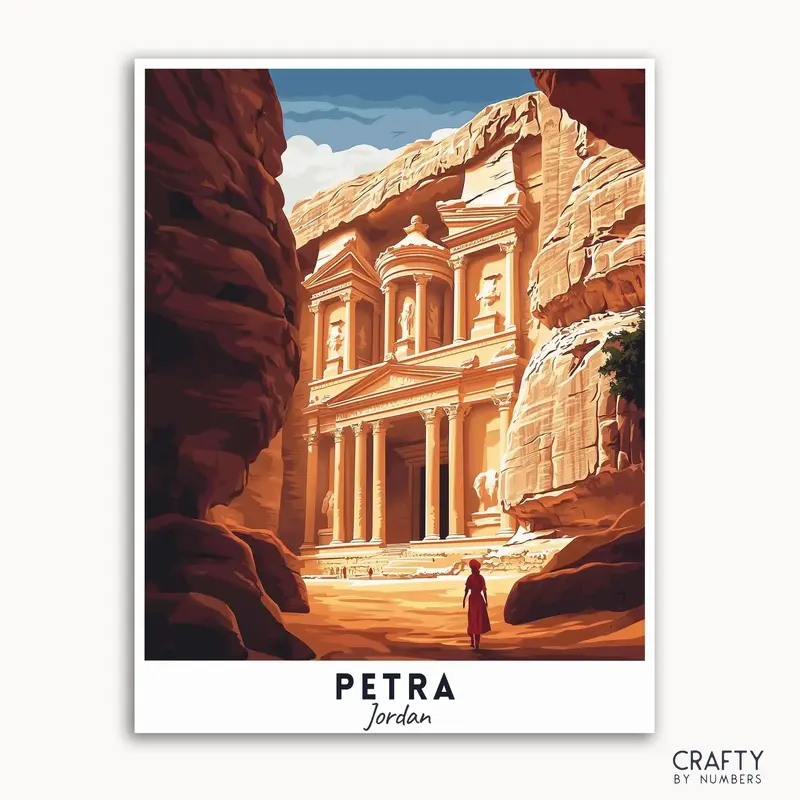 Petra Travel Poster