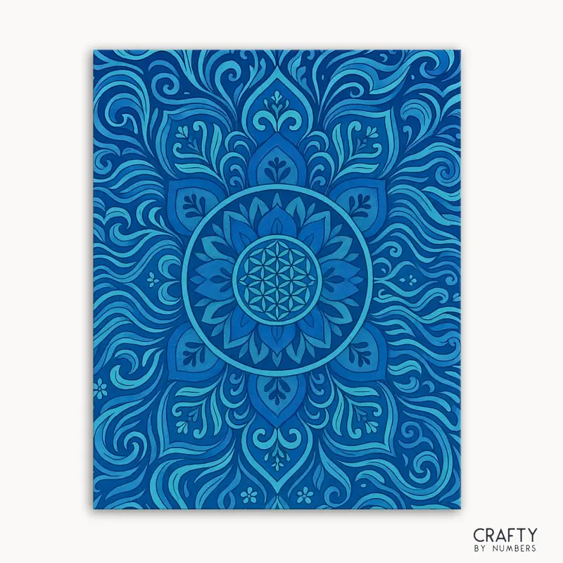 Aqua Aura Mandala