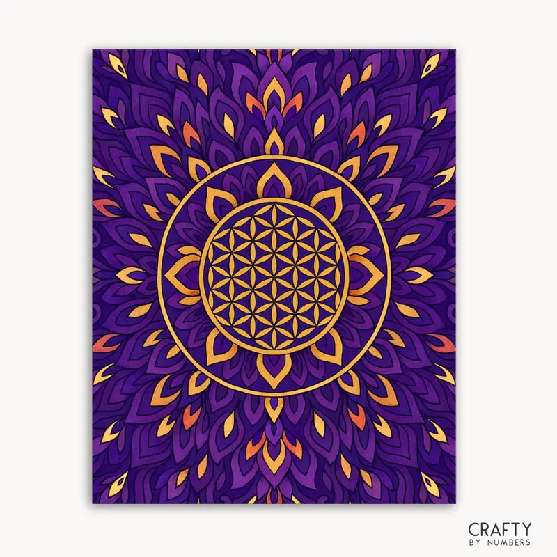 Golden Chakra Mandala