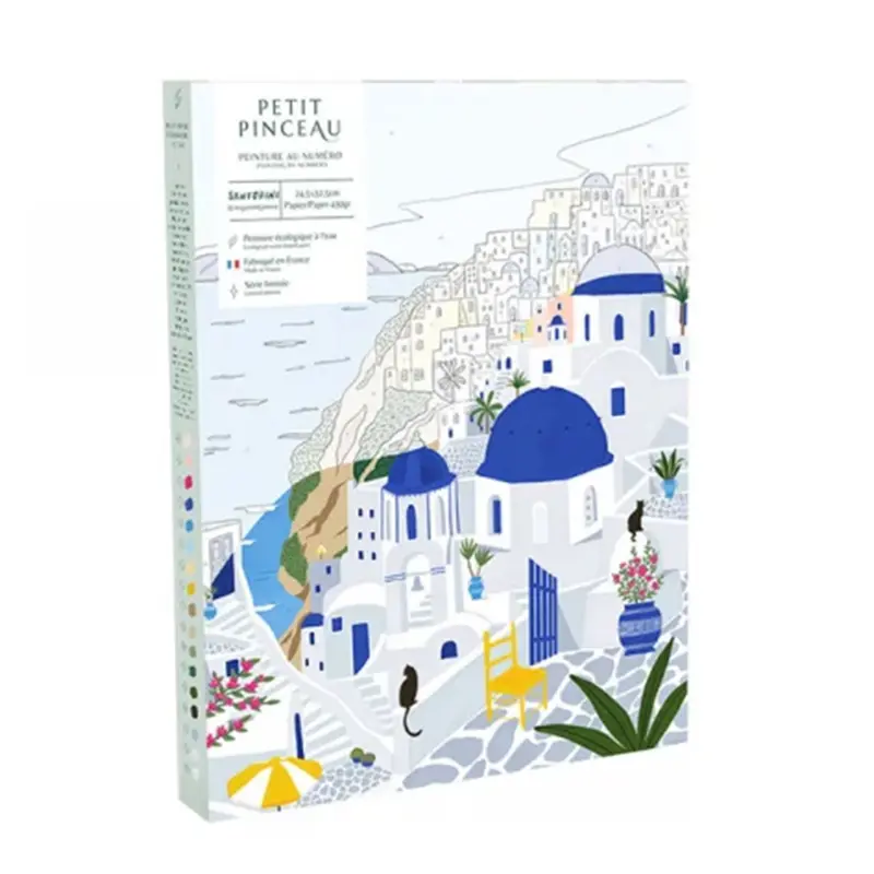 Petit Pinceau Paint by Numbers Kit - "Santorini"
