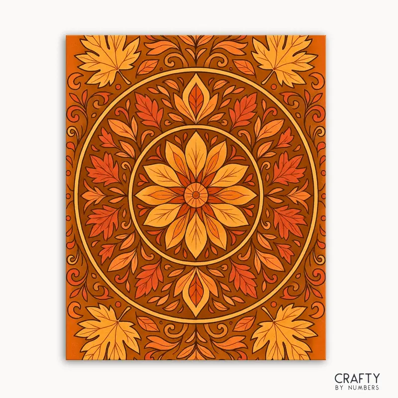 Autumn Leaves Mandala