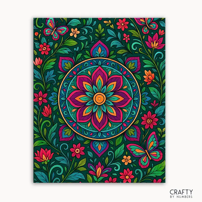 Botanic Bliss Mandala