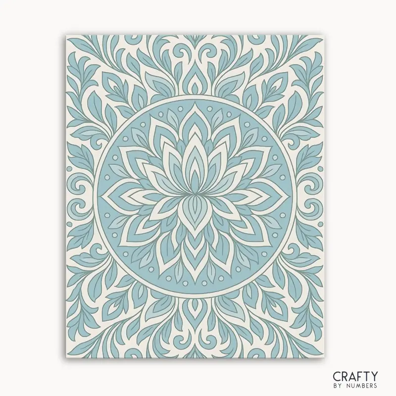 Frosted Grace Mandala