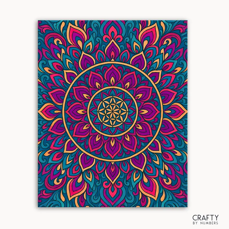 Velvet Radiance Mandala