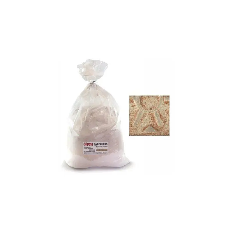 10 KG SNOFLECKS CONE 6 GLOSS GLAZE (DRY)