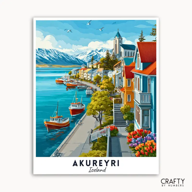 Akureyri - Travel Poster