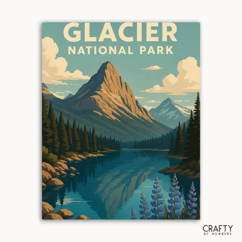 Glacier  National Park (Twin Pines View)