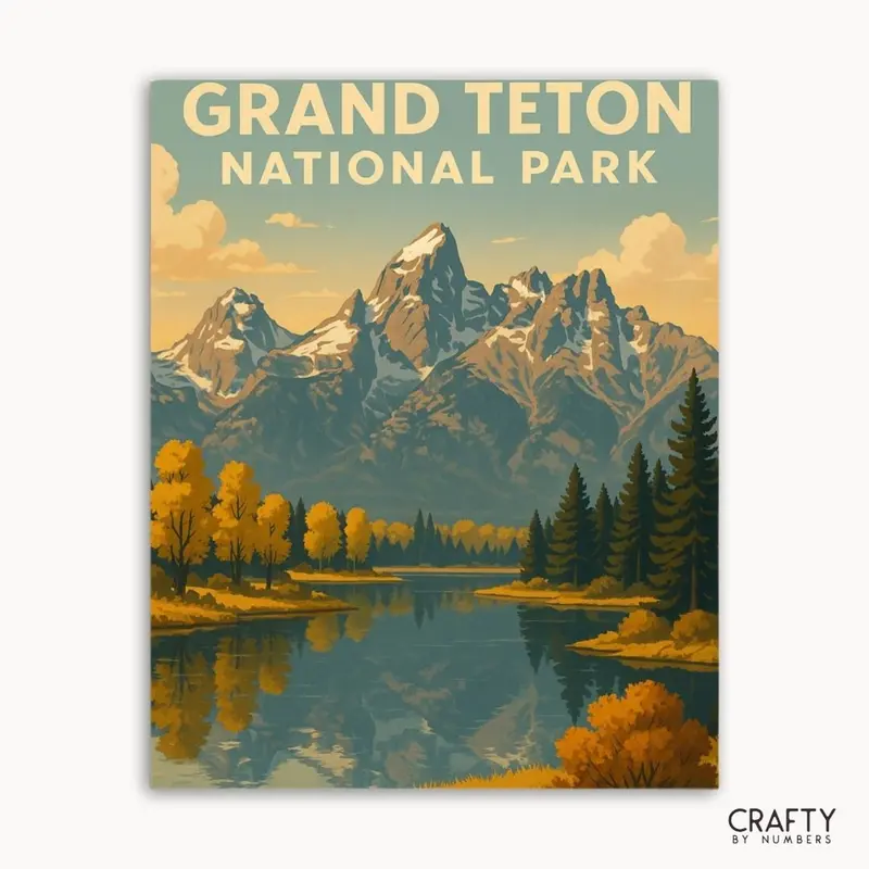 Grand Teton  National Park (Golden Peaks)