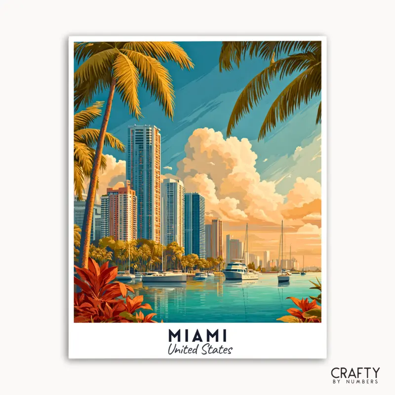 Miami - Travel Poster