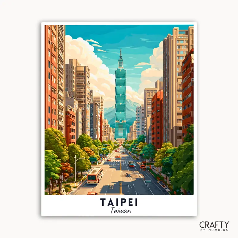 Taipei - Travel Poster