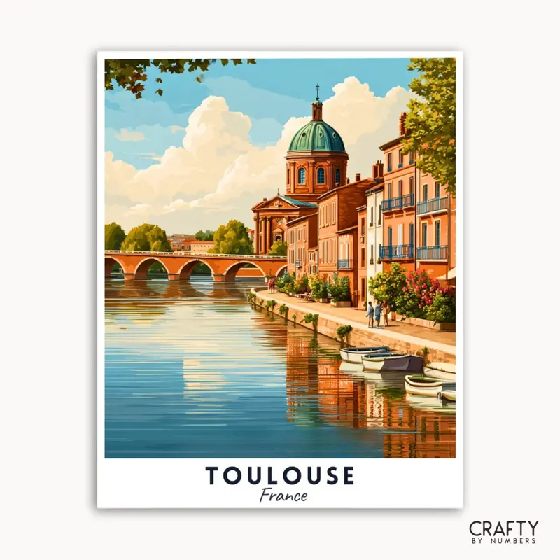 Toulouse - Travel Poster