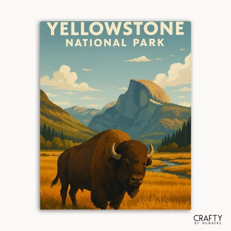 Yellowstone  National Park (Bison Plains)
