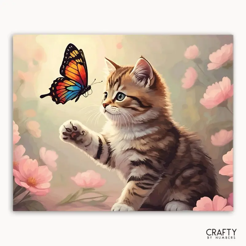 Kittens First Butterfly