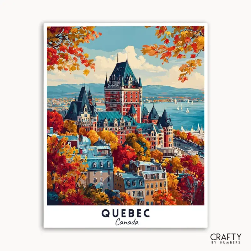 Quebec Travel Poster