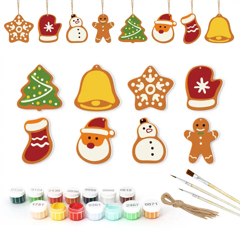 Cozy Claus Collection  Christmas Ornaments