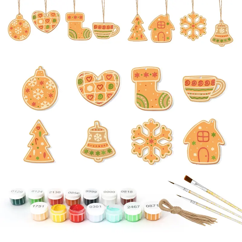Ginger Cookie Set  Christmas Ornaments