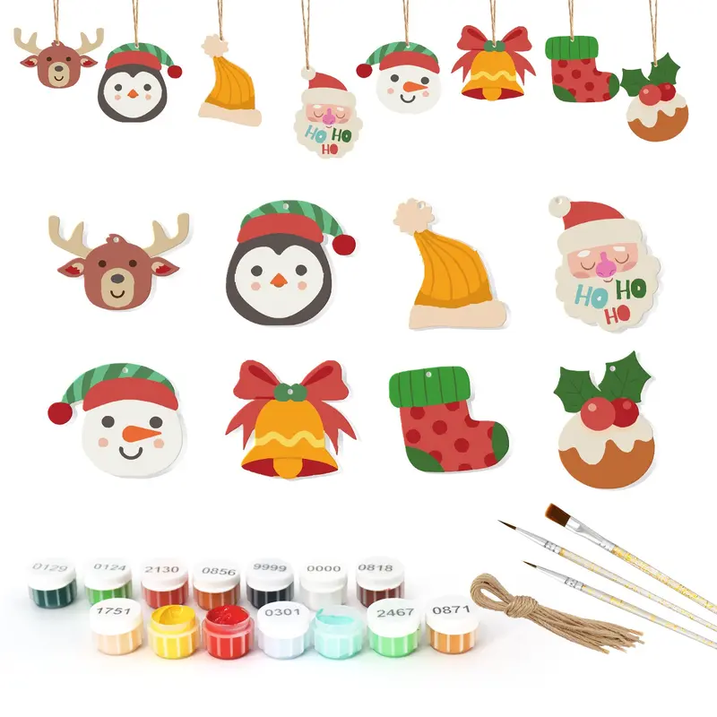 Ho Ho Holiday Magic  Christmas Ornaments