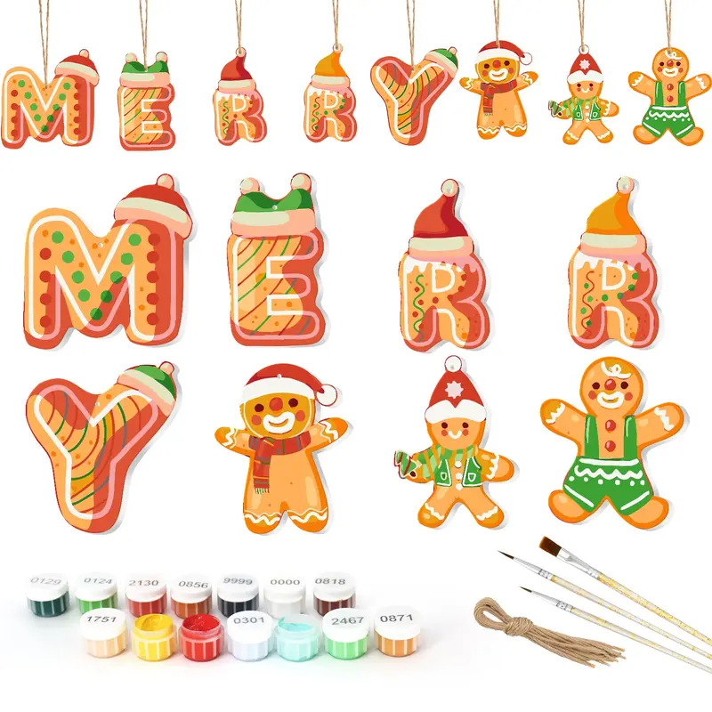 Merry Cookie Crew  Large Christmas Ornaments