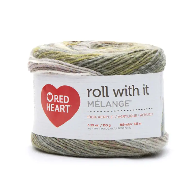 Red Heart Roll With It Yarn - Tabloid