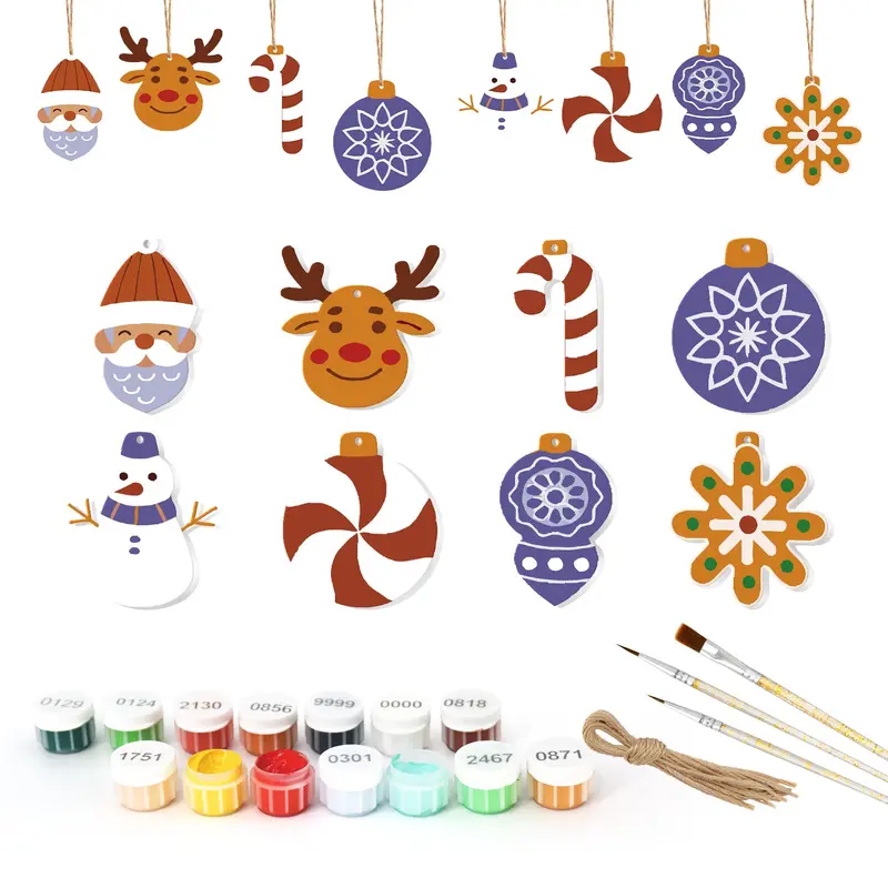 Snowflake Harmony  Christmas Ornaments