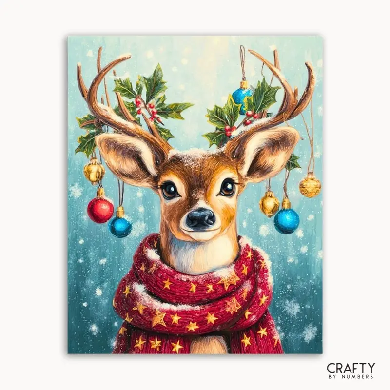 Starry Snowscape Stag