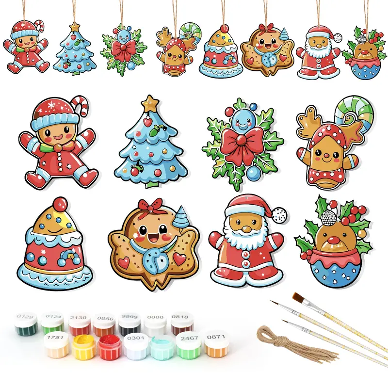 Sweet Christmas Party  Large Christmas Ornaments