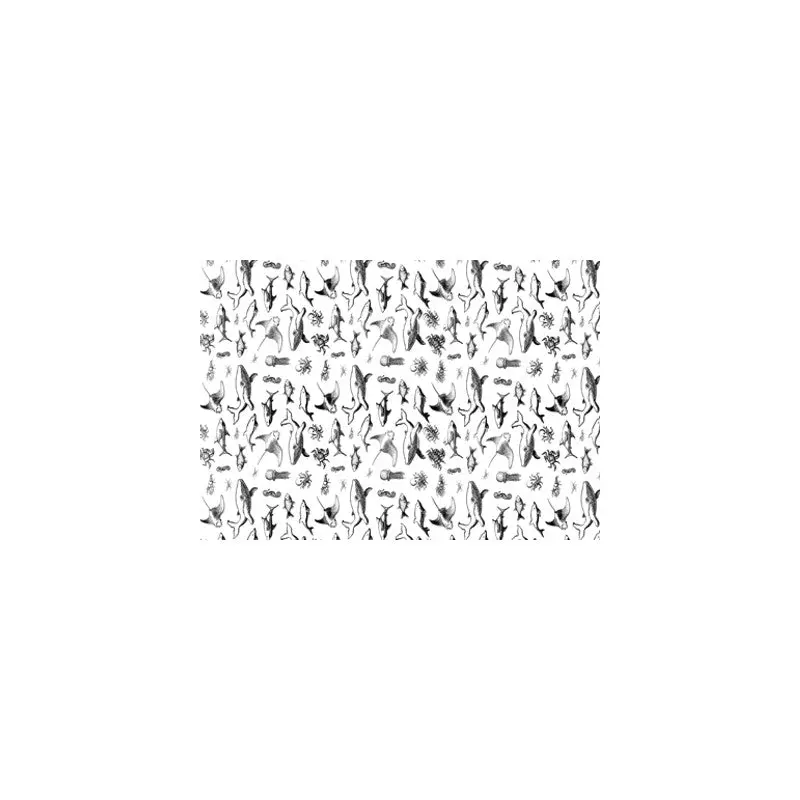 UNDERGLAZE DECAL TRANSFER  - OCEAN CREATURES