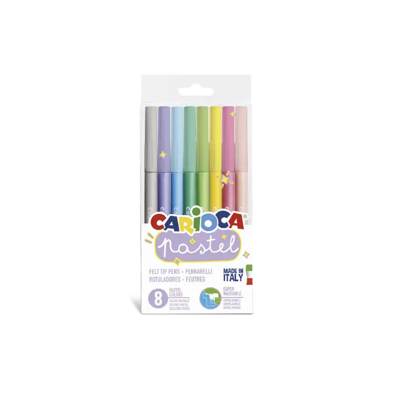 8-Pack Pastel Markers