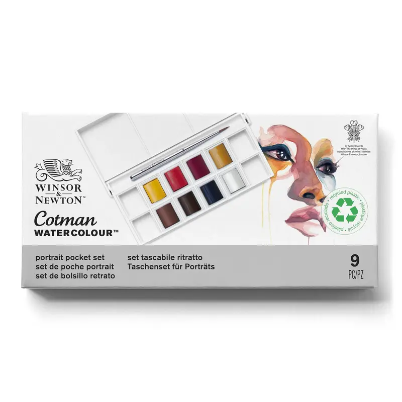 Cotman Watercolour Pocket Set - Portrait