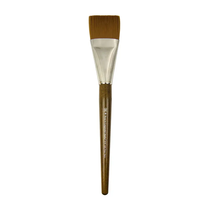 Jumbo Brown Paintbrush - Flat